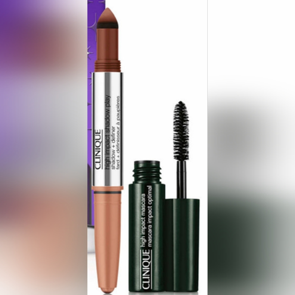 Clinique Shadow + Deliner and Mascara Duo - Brown and Black